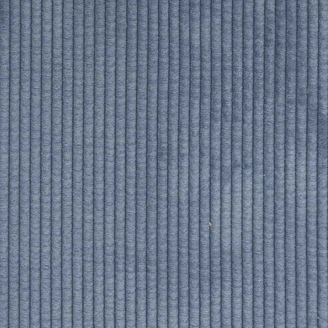Loveseat bank 109 cm corduroy stof blauw 7