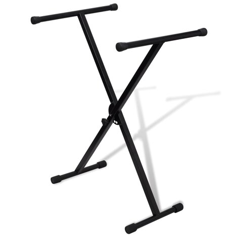 Keyboardstandaard verstelbaar enkelvoudig X-frame 1