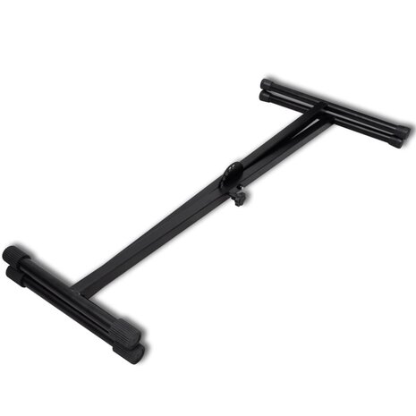 Keyboardstandaard verstelbaar enkelvoudig X-frame 4