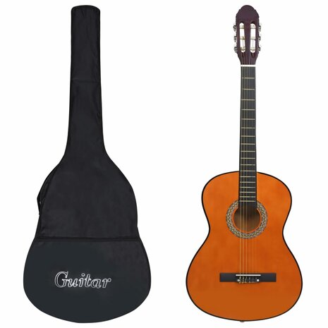 Gitaar klassiek beginner met tas 4/4 39" 1