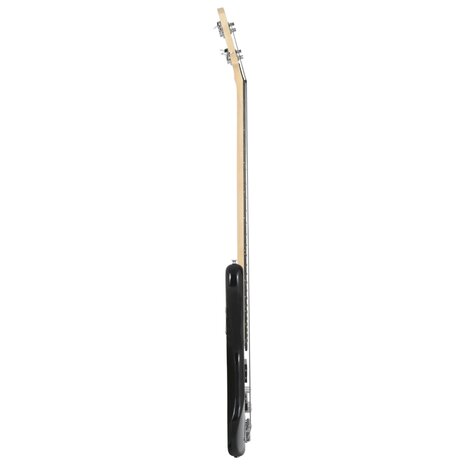 Basgitaar voor beginners elektrisch met tas 4/4 46" blauw zwart 4