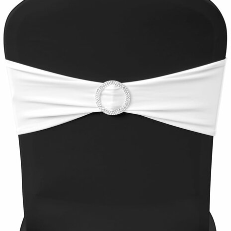 Decoratief stoellint met een diamant 25 stuks (wit) 3