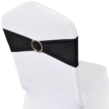 Decoratief stoellint met een diamant 25 stuks (zwart) 4