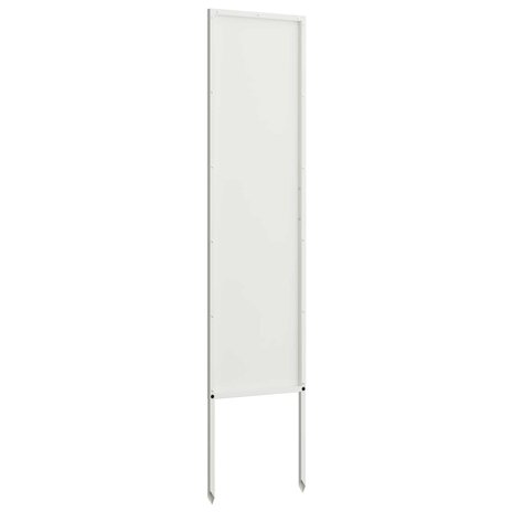 Privacyscherm Fretwerk Wit 32 x 140 cm Koudgewalst staal 5