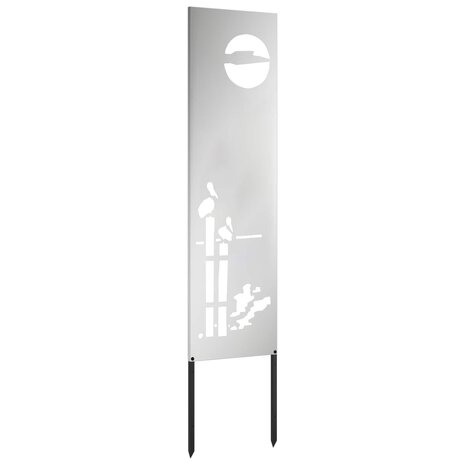 Privacyscherm Zilver 32 x 140 cm Gegalvaniseerd staal 4