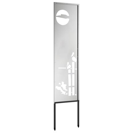 Privacyscherm Zilver 32 x 140 cm Gegalvaniseerd staal 5