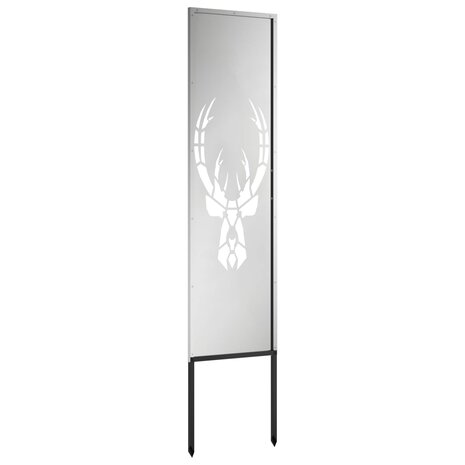 Privacyscherm Zilver 32 x 140 cm Gegalvaniseerd staal 5