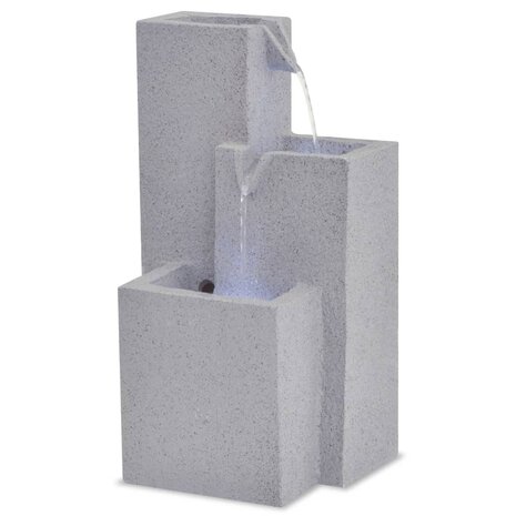 Kamerfontein met LED-verlichting polyresin 1