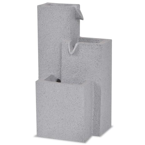 Kamerfontein met LED-verlichting polyresin 2