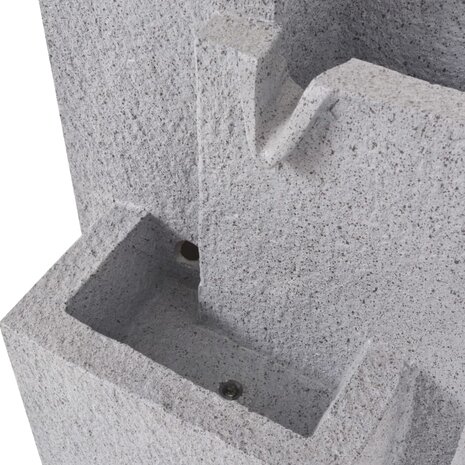 Kamerfontein met LED-verlichting polyresin 6
