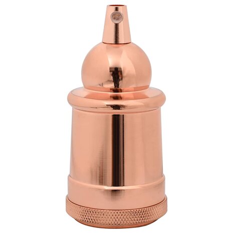 Lampfitting 2 stuks ros&eacute;goud E27 4