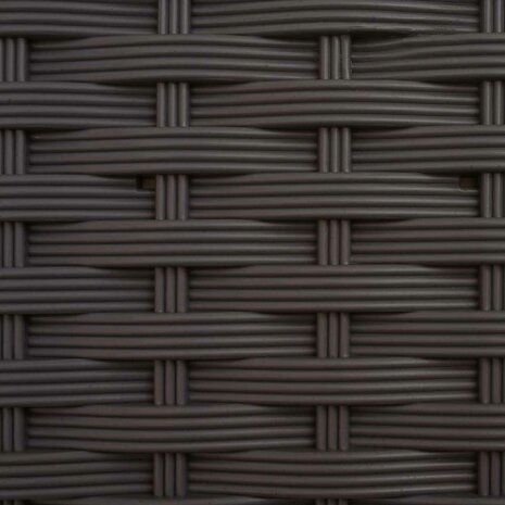 Verhoogde tuinbak met Trellis en Dak Bruin 124 x 40 x 121 cm PP 7