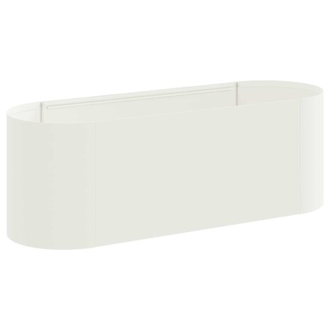 Verhoogd Tuinbed Wit 120 x 40 x 40 cm 2