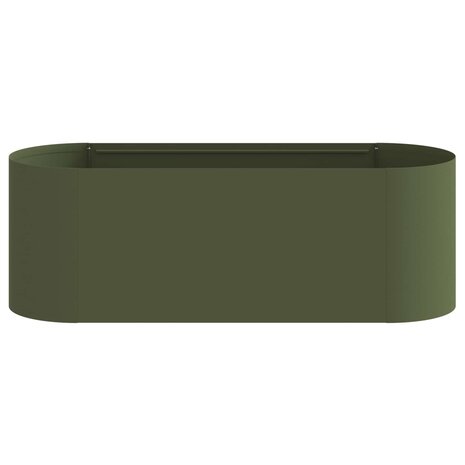 Verhoogd Tuinbed Olijfgroen 120 x 40 x 40 cm 4
