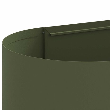 Verhoogd Tuinbed Olijfgroen 120 x 40 x 40 cm 6