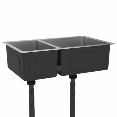 Spoelbak roestvrij staal 2