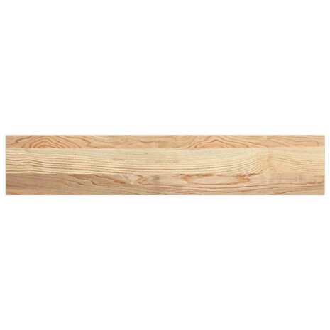 Vensterbanken 2 st onbehandeld 80x15x2 cm massief eikenhout 6