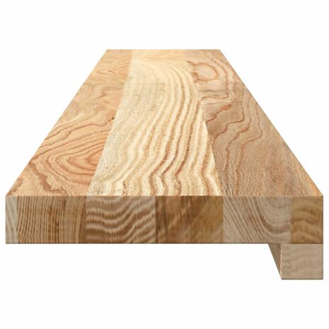 Vensterbanken 2 st onbehandeld 110x15x2 cm massief eikenhout 5