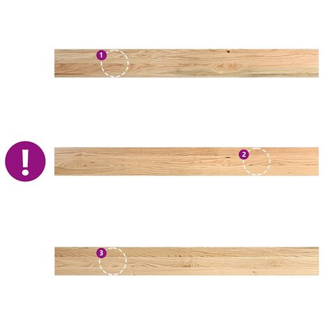 Vensterbanken 2 st onbehandeld 140x15x2 cm massief eikenhout 7