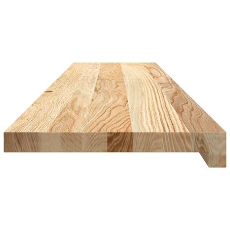 Vensterbanken 2 st onbehandeld 110x25x2 cm massief eikenhout 5
