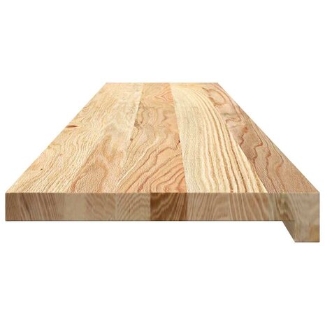 Vensterbanken 2 st onbehandeld 120x25x2 cm massief eikenhout 5