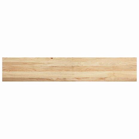 Vensterbanken 2 st onbehandeld 140x30x2 cm massief eikenhout 6