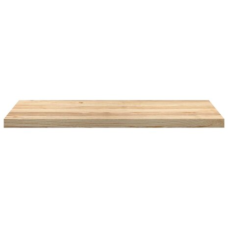 Vensterbanken 2 st onbehandeld 100x40x2 cm massief eikenhout 4
