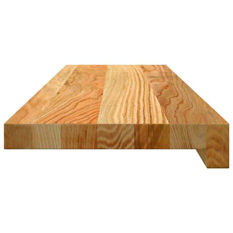 Vensterbanken 2 st 80x20x2 cm massief eikenhout lichtbruin 5