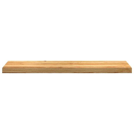 Vensterbanken 2 st 100x25x2 cm massief eikenhout lichtbruin 4