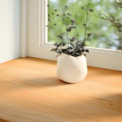 Vensterbanken 2 st 120x25x2 cm massief eikenhout lichtbruin 2