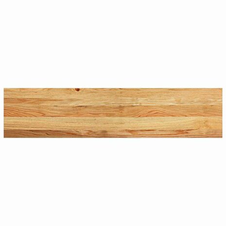 Vensterbanken 2 st 110x30x2 cm massief eikenhout lichtbruin 6