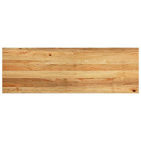 Vensterbanken 2 st 120x40x2 cm massief eikenhout lichtbruin 6