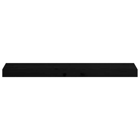Vensterbanken 2 st 70x15x2 cm massief eikenhout bruin-zwart 4