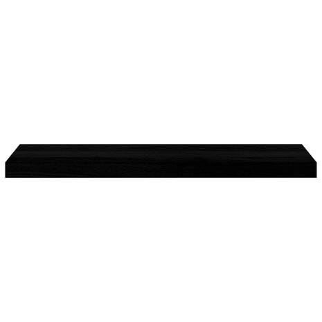Vensterbanken 2 st 80x20x2 cm massief eikenhout bruin-zwart 4