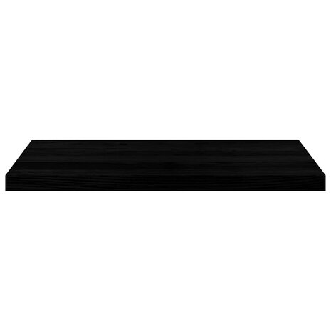Vensterbanken 2 st 80x40x2 cm massief eikenhout bruin-zwart 4