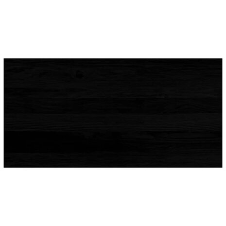 Vensterbanken 2 st 80x40x2 cm massief eikenhout bruin-zwart 6