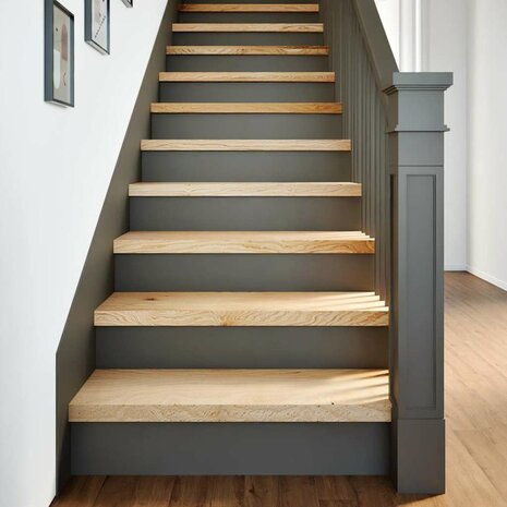 Traptreden 2 st 70x30x2 cm onbehandeld massief eikenhout 1