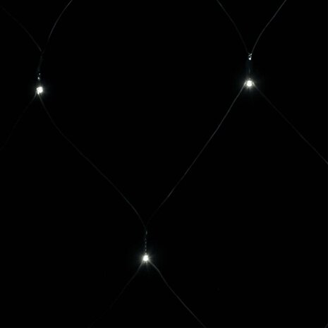 Kerstnetverlichting 306 LED's binnen en buiten 3x3 m koudwit 5