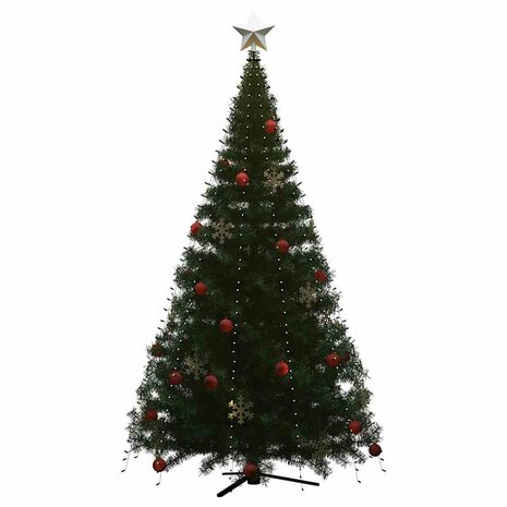 Kerstboomverlichting met 500 LED's koudwit binnen/buiten 500 cm 5