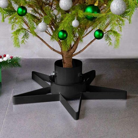 Kerstboomstandaard 47x47x13,5 cm zwart 1