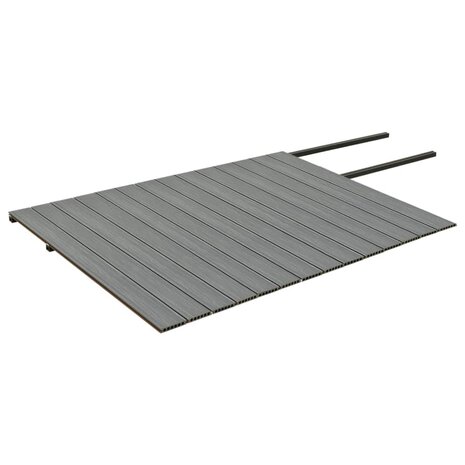 Terrasplanken met accessoires 35 m&sup2; 4 m HKC bruin en grijs 5