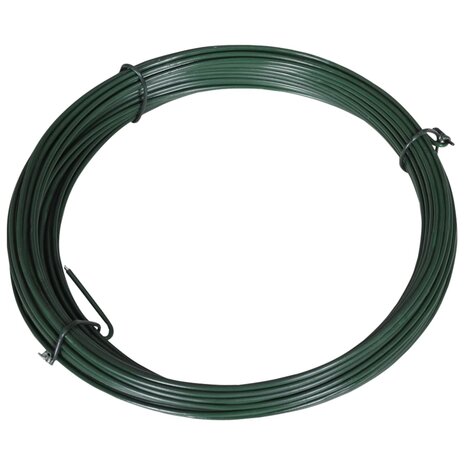 Hekbinddraad 25 m 1,4/2 mm staal groen 2