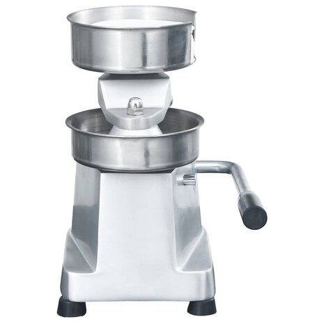 Hamburgerpersmachine met 500 scheidingsbladen 10 cm aluminium 3