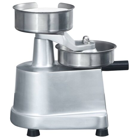 Hamburgerpersmachine met 500 scheidingsbladen 10 cm aluminium 4