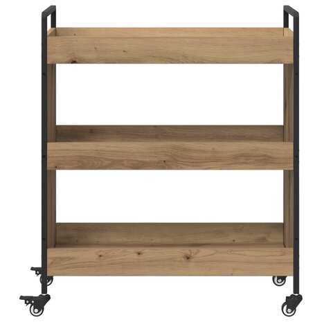 Keukentrolley Artisan Eiken 70 x 30 x 82 cm Bewerkt hout 6