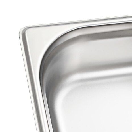 Gastronormbakken 12 st GN 1/6 65 mm roestvrij staal  7