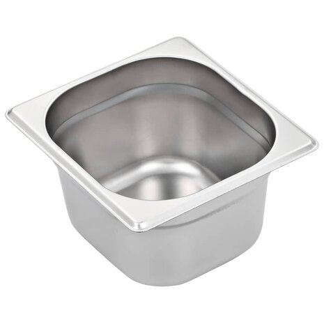 Gastronormbakken 12 st GN 1/6 100 mm roestvrij staal  4