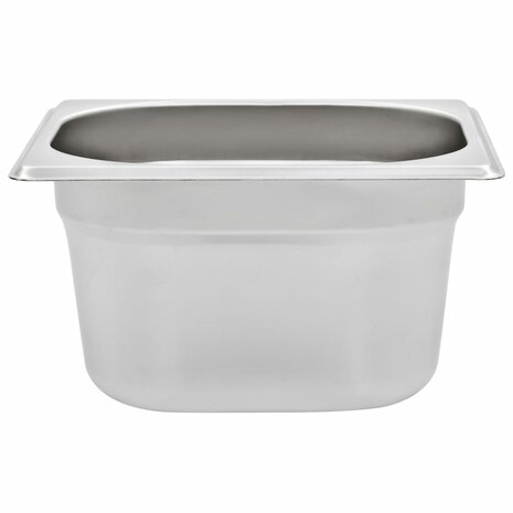 Gastronormbakken 12 st GN 1/6 100 mm roestvrij staal  5