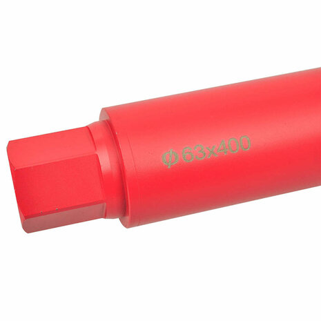 Boorbit voor nat- en droogboren 63x400 mm diamanten kern  2