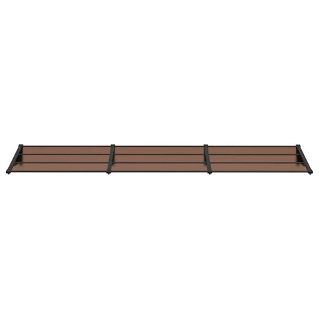 Deurluifel 358,5x90 cm polycarbonaat zwart 3
